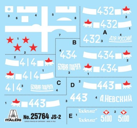 Model plastikowy Josif Stalin JS-2 1/56 Model plastikowy Josif Stalin JS-2 1/56