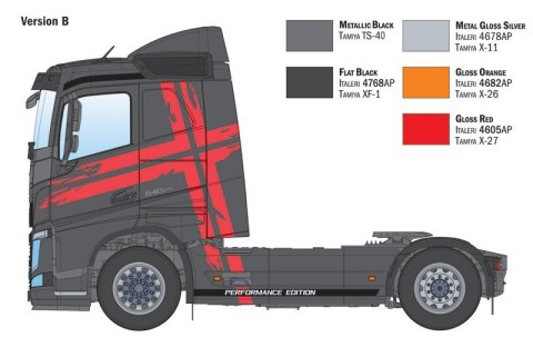 Model plastikowy Volvo FH Low Roof 1/24 Model plastikowy Volvo FH Low Roof 1/24