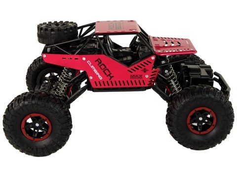 Auto RC Zdalnie Sterowane 1:16 Czarne Czerwone Auto RC Zdalnie Sterowane 1:16 Czarne Czerwone