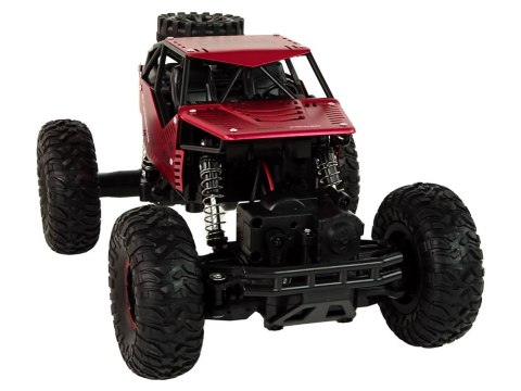 Auto RC Zdalnie Sterowane 1:16 Czarne Czerwone Auto RC Zdalnie Sterowane 1:16 Czarne Czerwone