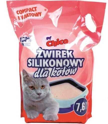 Chico Żwirek silikonowy Compact Kwiatowy 7,6L Chico Żwirek silikonowy Compact Kwiatowy 7,6L