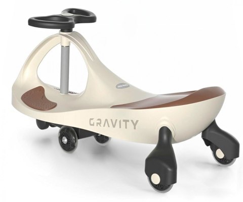 Jeździk Grawitacyjny Gravity beżowo-brązowy Jeździk Grawitacyjny Gravity beżowo-brązowy