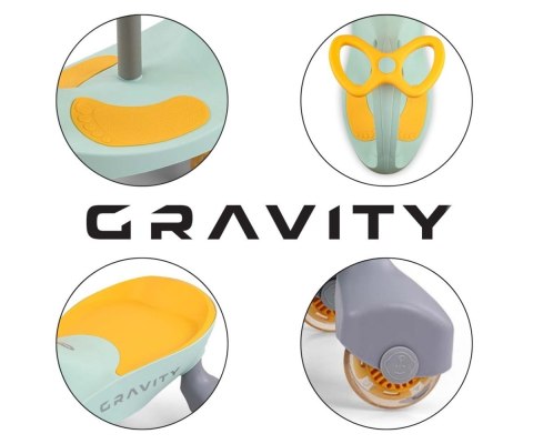 Jeździk grawitacyjny Gravity limonkowo-żółty Jeździk grawitacyjny Gravity limonkowo-żółty