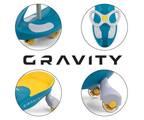 Jeździk grawitacyjny Gravity zielono-żółty Jeździk grawitacyjny Gravity zielono-żółty