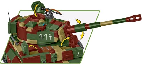 Klocki Pz.Kpfw. VI Tiger Ausf. E 870 klocków Klocki Pz.Kpfw. VI Tiger Ausf. E 870 klocków
