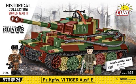 Klocki Pz.Kpfw. VI Tiger Ausf. E 870 klocków Klocki Pz.Kpfw. VI Tiger Ausf. E 870 klocków