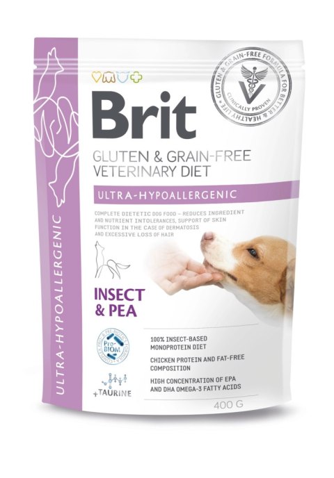Brit GF Veterinary Diets Dog Ultra-Hypoallergenic Insect 400g Brit GF Veterinary Diets Dog Ultra-Hypoallergenic Insect 400g