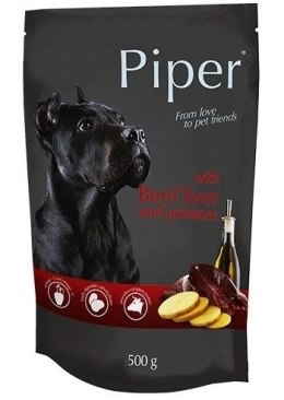 Dolina Noteci Piper Dla Psa Z Wątrobą Wołową I Ziemniakami 500g