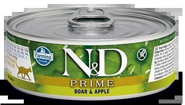 Farmina N&D Prime Feline Boar & Apple 80g Farmina N&D Prime Feline Boar & Apple 80g