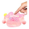 Gniotek Kocia Łapka Antystresowa Sensoryczna Squishy Kokardka Przeźroczysta