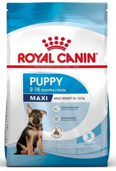 Royal Canin Maxi Puppy karma sucha dla szczeniąt, od 2 do 15 miesiąca życia, ras dużych 3kg Royal Canin Maxi Puppy karma sucha dla szczeniąt, od 2 do 15 miesiąca życia, ras dużych 3kg