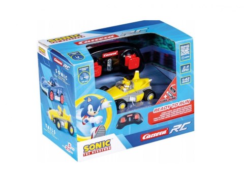 Smochód RC Team Sonic Mini RC Tails 1:43 Smochód RC Team Sonic Mini RC Tails 1:43