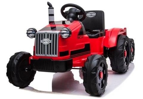 Traktor na Akumulator z Przyczepą CH9959 Czerwony Traktor na Akumulator z Przyczepą CH9959 Czerwony