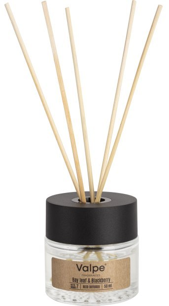 VALPE Dyfuzor Zapachowy Z Patyczkami LIŚĆ LAUROWY - JEŻYNA 50 ml dz50-325 VALPE Dyfuzor Zapachowy Z Patyczkami LIŚĆ LAUROWY - JEŻYNA 50 ml dz50-325