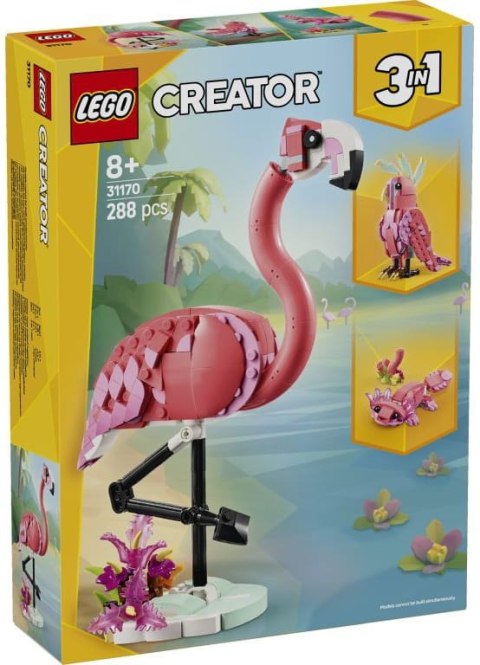 31170 - LEGO Creator - Dzikie zwierzęta: różowy flaming 31170 - LEGO Creator - Dzikie zwierzęta: różowy flaming
