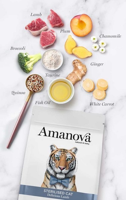 Amanova Cat Sterilised Delicious Lamb - jagnięcina 1,5kg Amanova Cat Sterilised Delicious Lamb - jagnięcina 1,5kg