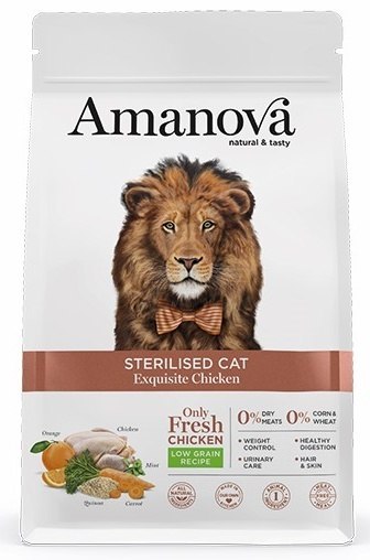 Amanova Cat Sterilised Exquisite Chicken - kurczak 1,5kg Amanova Cat Sterilised Exquisite Chicken - kurczak 1,5kg