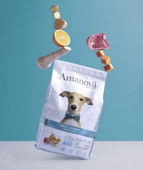 Amanova Dog Adult Exigent Iberian Pork - wieprzowina 2kg Amanova Dog Adult Exigent Iberian Pork - wieprzowina 2kg