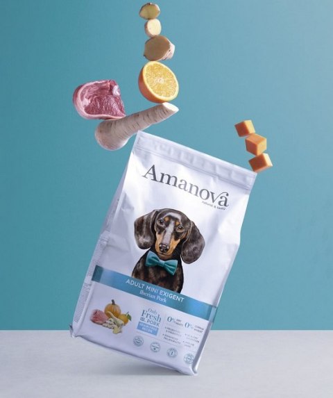 Amanova Dog Adult Mini Exigent Iberian Pork - wieprzowina 800g Amanova Dog Adult Mini Exigent Iberian Pork - wieprzowina 800g