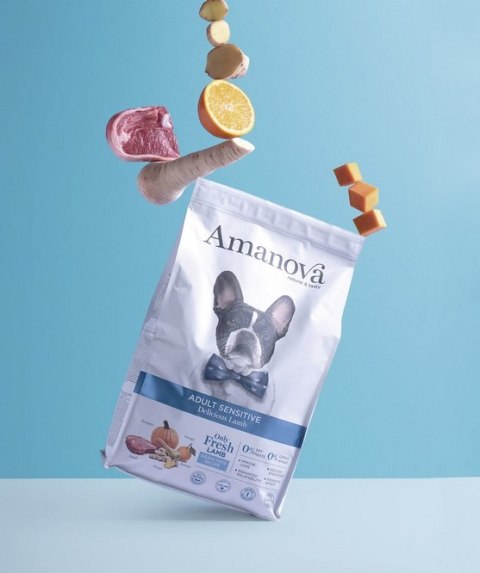 Amanova Dog Adult Sensitive Delicious Lamb - jagnięcina 2kg Amanova Dog Adult Sensitive Delicious Lamb - jagnięcina 2kg