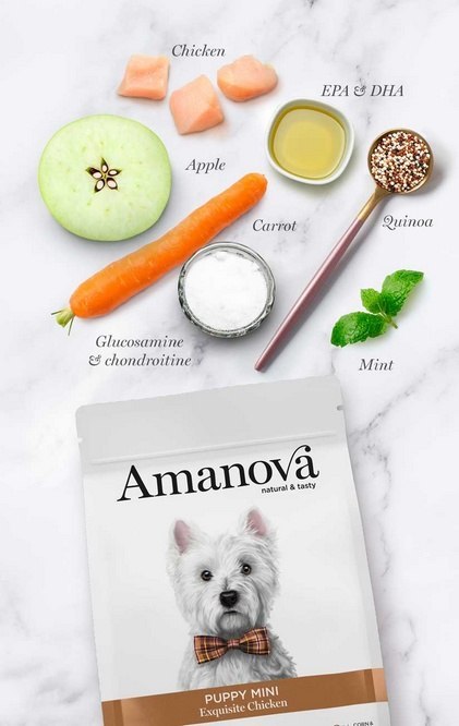 Amanova Dog Puppy Mini Exquisite Chicken - kurczak 2kg Amanova Dog Puppy Mini Exquisite Chicken - kurczak 2kg