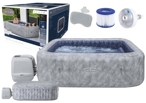 Dmuchane Spa San-Francisco 7 osobowe 230 x 230 x 71 cm Bestway 6001Q Dmuchane Spa San-Francisco 7 osobowe 230 x 230 x 71 cm Bestway 6001Q