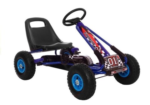 Gokart Niebieski A-15 Pompowane Koła Gokart Niebieski A-15 Pompowane Koła