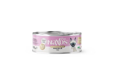NAXOS CAT STERILIZED MONO Puszka dla kotów sterylizowanych o smaku wieprzowiny 85g NAXOS CAT STERILIZED MONO Puszka dla kotów sterylizowanych o smaku wieprzowiny 85g