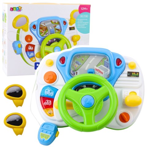 Symulator Jazdy Kierownica Edukacyjna Interaktywna Dźwięki Światła Symulator Jazdy Kierownica Edukacyjna Interaktywna Dźwięki Światła