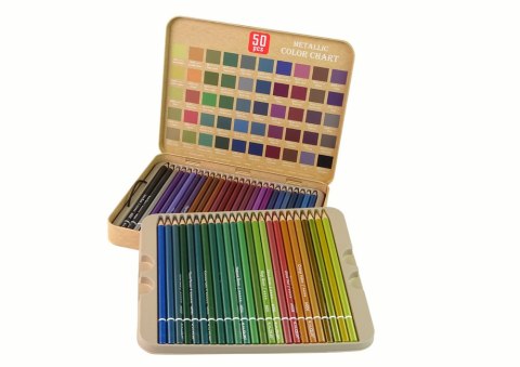 Zestaw Małego Artysty 50 Szt. Kredek W Organizerze Zestaw Małego Artysty 50 Szt. Kredek W Organizerze