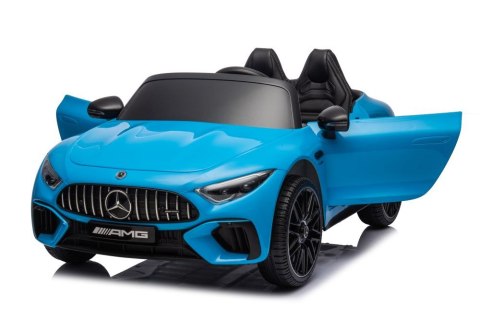 Auto Na Akumulator Mercedes AMG SL63 Niebieskie Lakierowane Auto Na Akumulator Mercedes AMG SL63 Niebieskie Lakierowane