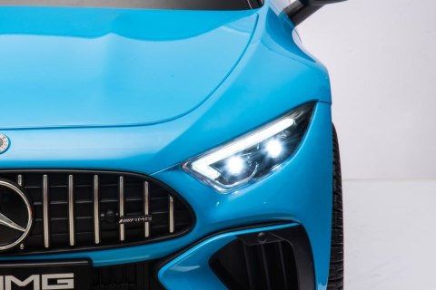 Auto Na Akumulator Mercedes AMG SL63 Niebieskie Lakierowane Auto Na Akumulator Mercedes AMG SL63 Niebieskie Lakierowane