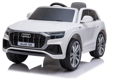 Auto na Akumulator Audi Q8 JJ2066 Biały Auto na Akumulator Audi Q8 JJ2066 Biały