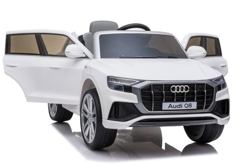 Auto na Akumulator Audi Q8 JJ2066 Biały Auto na Akumulator Audi Q8 JJ2066 Biały