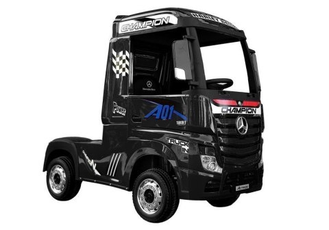 Auto na Akumulator Mercedes Actros Czarny Lakierowany MP4 Auto na Akumulator Mercedes Actros Czarny Lakierowany MP4