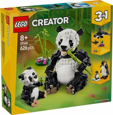 Klocki Creator 31165 Dzikie zwierzęta: rodzina pand Klocki Creator 31165 Dzikie zwierzęta: rodzina pand