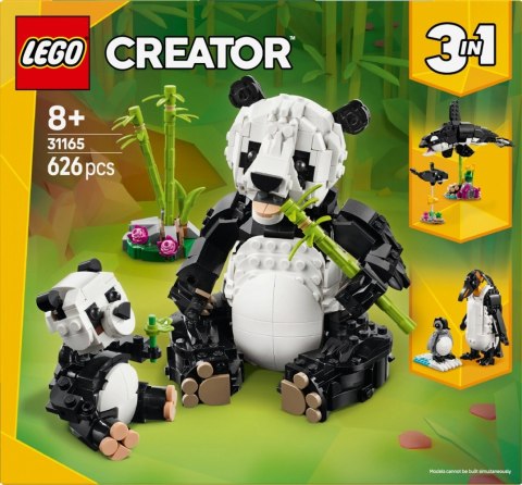 Klocki Creator 31165 Dzikie zwierzęta: rodzina pand Klocki Creator 31165 Dzikie zwierzęta: rodzina pand