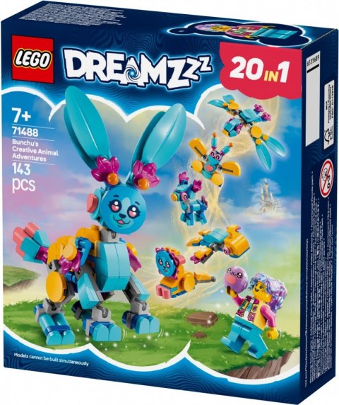 Klocki DREAMZzz 71488 Kreatywne zwierzęce przygody Bunchu Klocki DREAMZzz 71488 Kreatywne zwierzęce przygody Bunchu
