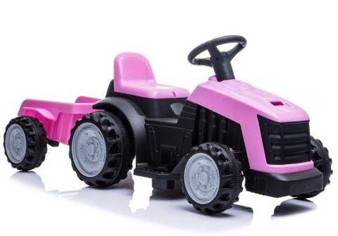 Traktor z Przyczepą na Akumulator TR1908T Różowy Traktor z Przyczepą na Akumulator TR1908T Różowy