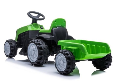 Traktor z Przyczepą na Akumulator TR1908T Zielony Traktor z Przyczepą na Akumulator TR1908T Zielony