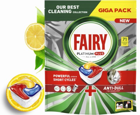 FAIRY Kapsułki Do Zmywarki Platinum Plus All in One Lemon 71 szt. FAIRY Kapsułki Do Zmywarki Platinum Plus All in One Lemon 71 szt.