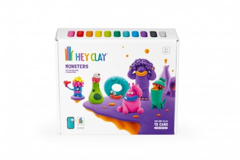 Masa plastyczna Hey Clay Zestaw Potwory Masa plastyczna Hey Clay Zestaw Potwory