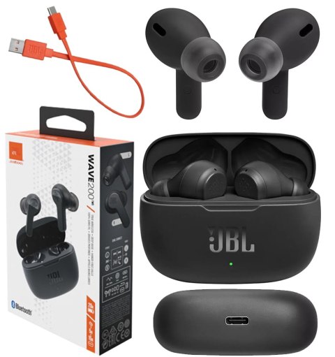 Słuchawki Bezprzewodowe JBL WAVE 200 TWS Black Słuchawki Bezprzewodowe JBL WAVE 200 TWS Black