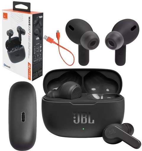 Słuchawki Bezprzewodowe JBL WAVE 200 TWS Black Słuchawki Bezprzewodowe JBL WAVE 200 TWS Black