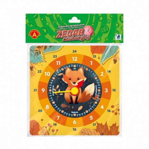 Zegar edukacyjny Lisek Zegar edukacyjny Lisek