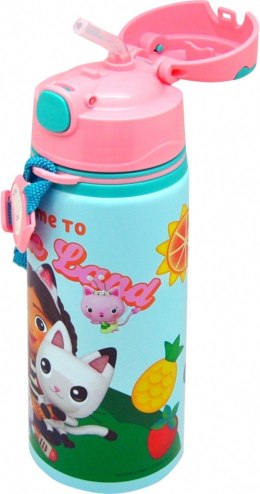 Bidon 600 ml aluminiowy Koci Domek Gabi