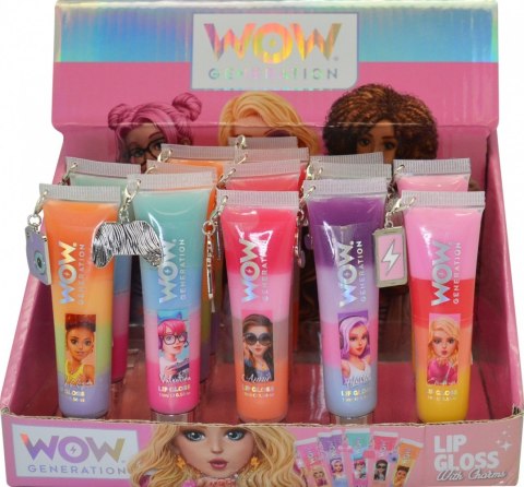 Błyszczyk do ust WoW MIX display 20 sztuk Błyszczyk do ust WoW MIX display 20 sztuk