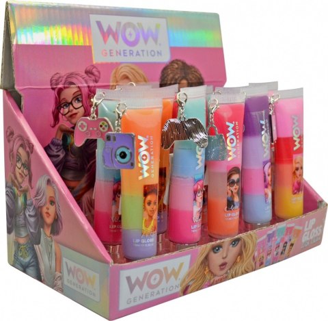 Błyszczyk do ust WoW MIX display 20 sztuk Błyszczyk do ust WoW MIX display 20 sztuk