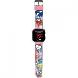 Zegarek LED z kalendarzem Hello Kitty