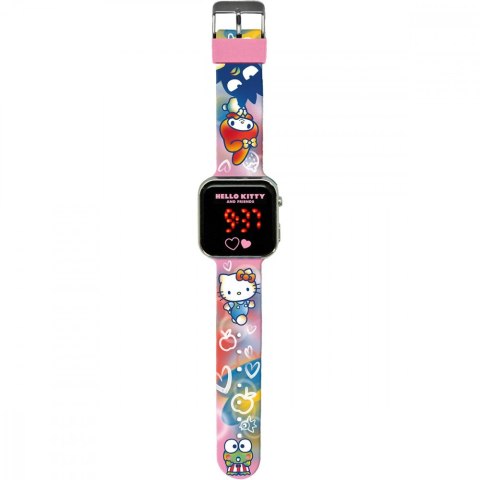 Zegarek LED z kalendarzem Hello Kitty Zegarek LED z kalendarzem Hello Kitty